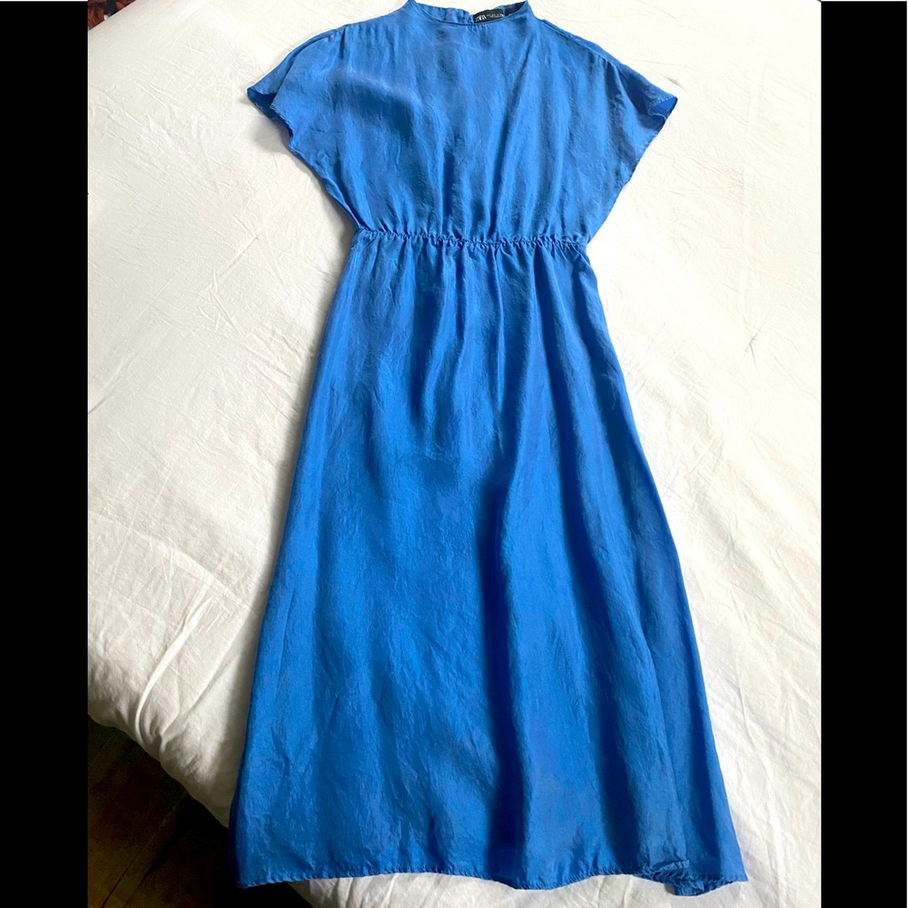 Blue ZARA dress